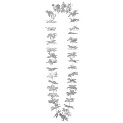 Sada 20 strieborných havajských vencov